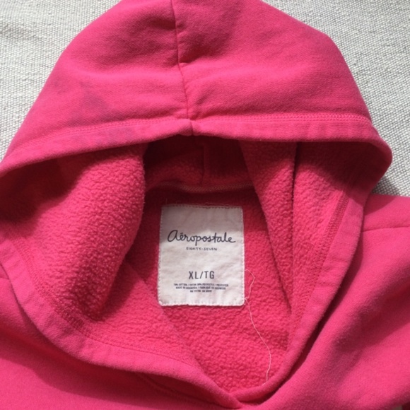 3 for $30 Aeropostale pink kangaroo hoodie size XL - Picture 3 of 5